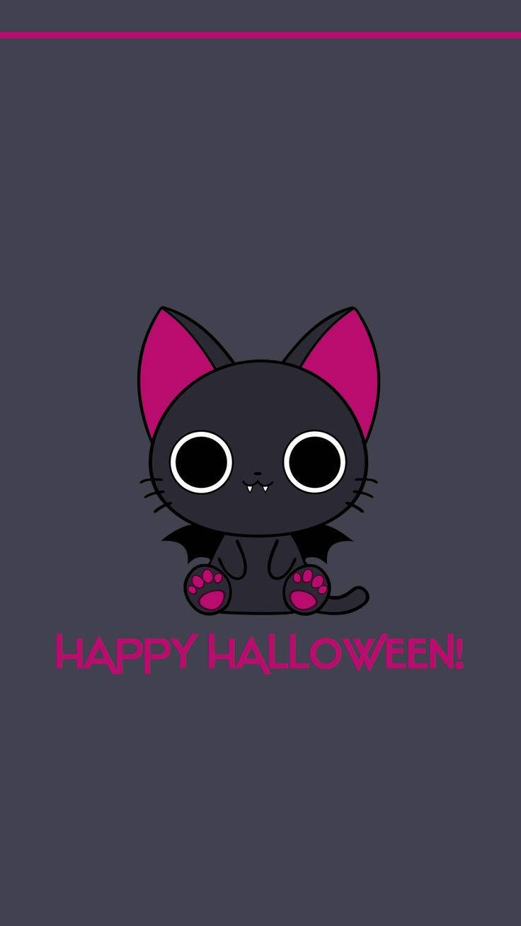 Søt og skummel Halloween-katt Bakgrunner