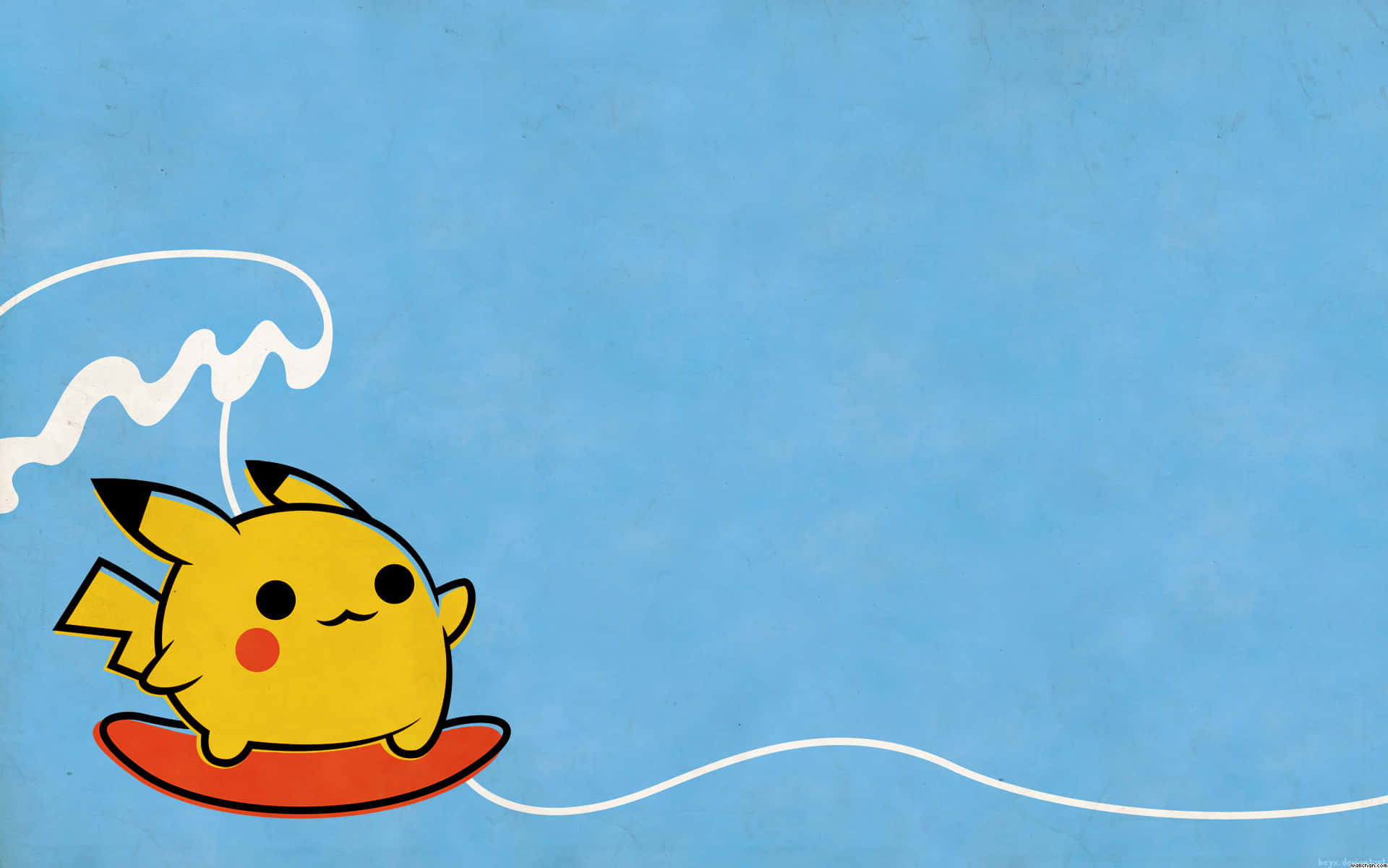 Søt Pikachu på jakt etter eventyr! Bakgrunner