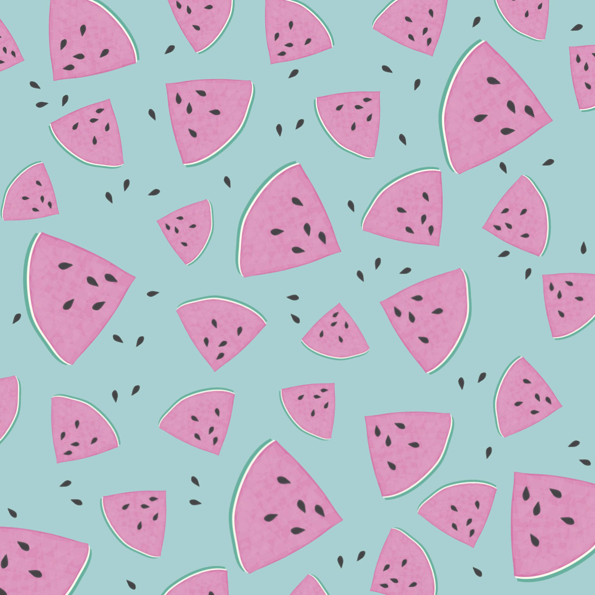 Søt rosa vannmelonmønster Bakgrunner
