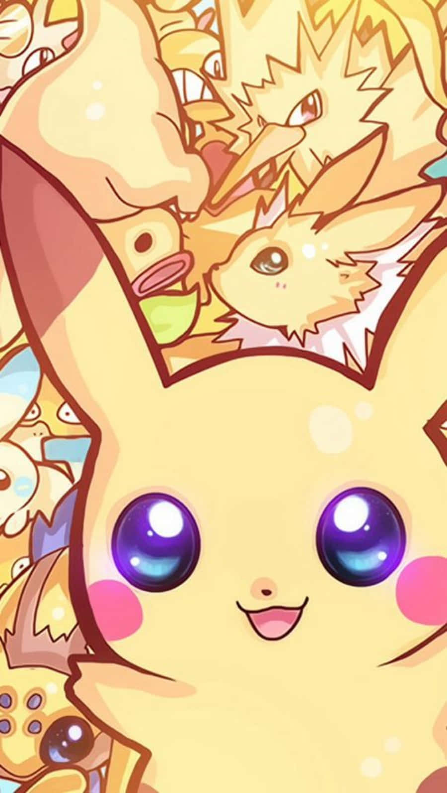 Søt smilende Pikachu Bakgrunner