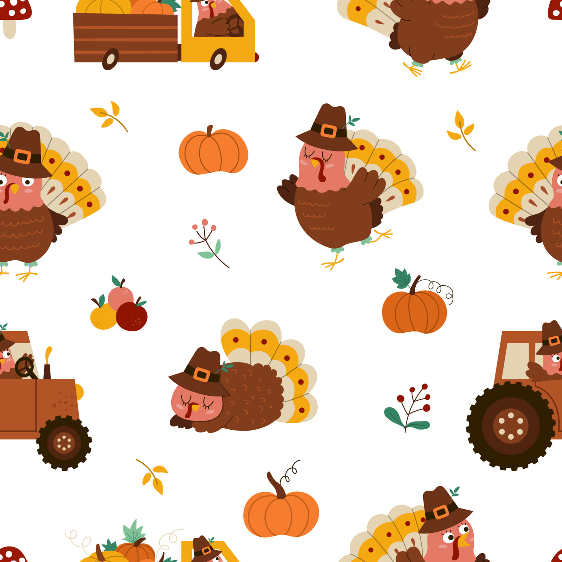Søt Thanksgiving-bakgrunn Bakgrunner