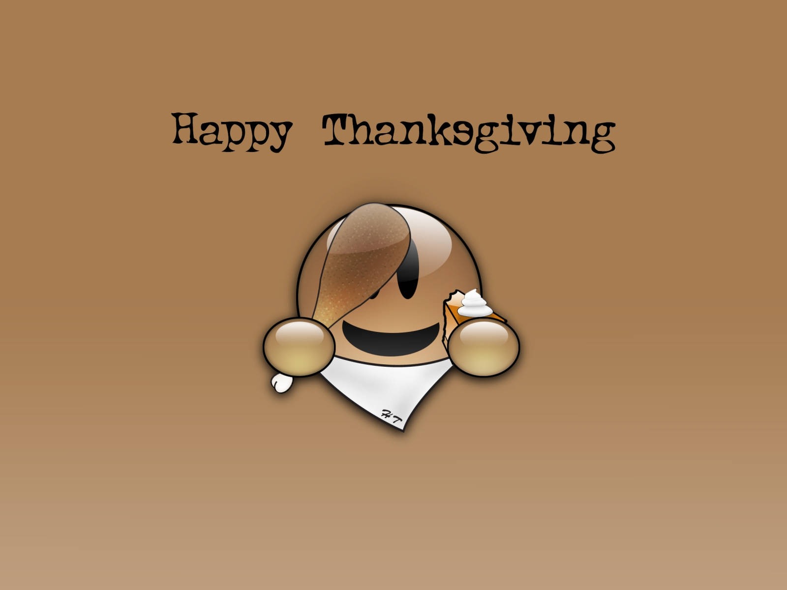 Søt Thanksgiving-brun cupcake Bakgrunner