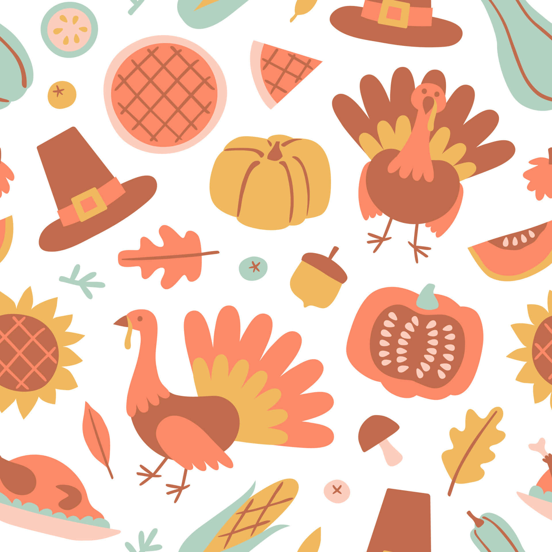 Søt Thanksgiving-bakgrunn Bakgrunner