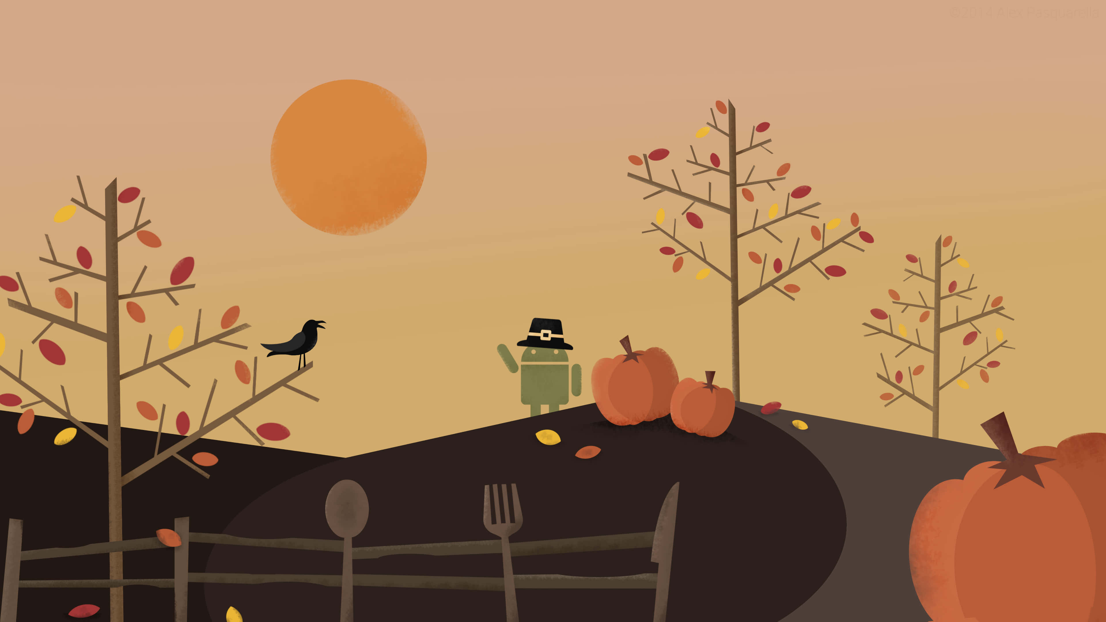 Søt Thanksgiving-bakgrunn Bakgrunner