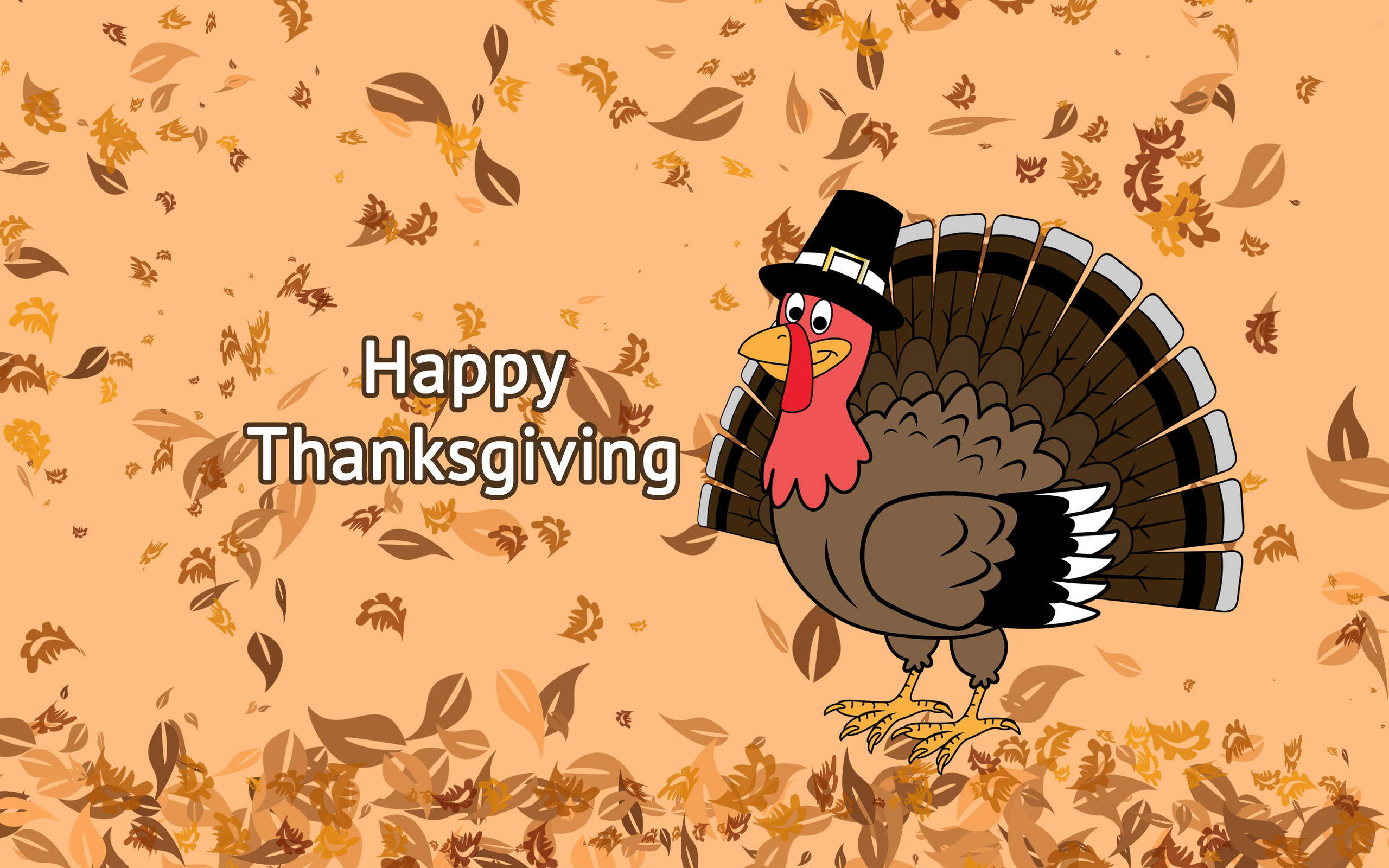 Søt Thanksgiving-påfuglkunst Bakgrunner