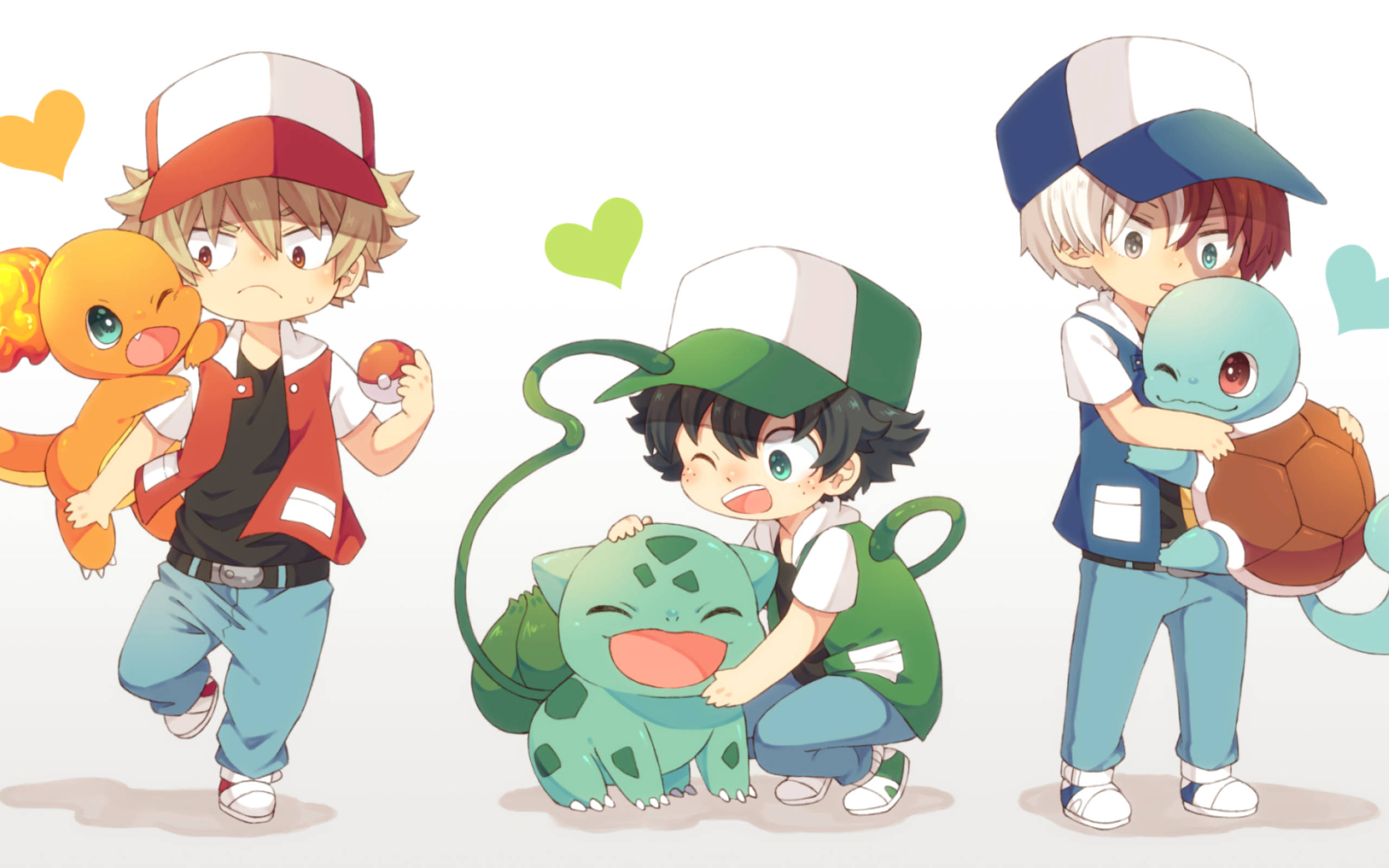 Søt Todoroki som Pokémontrener Bakgrunner