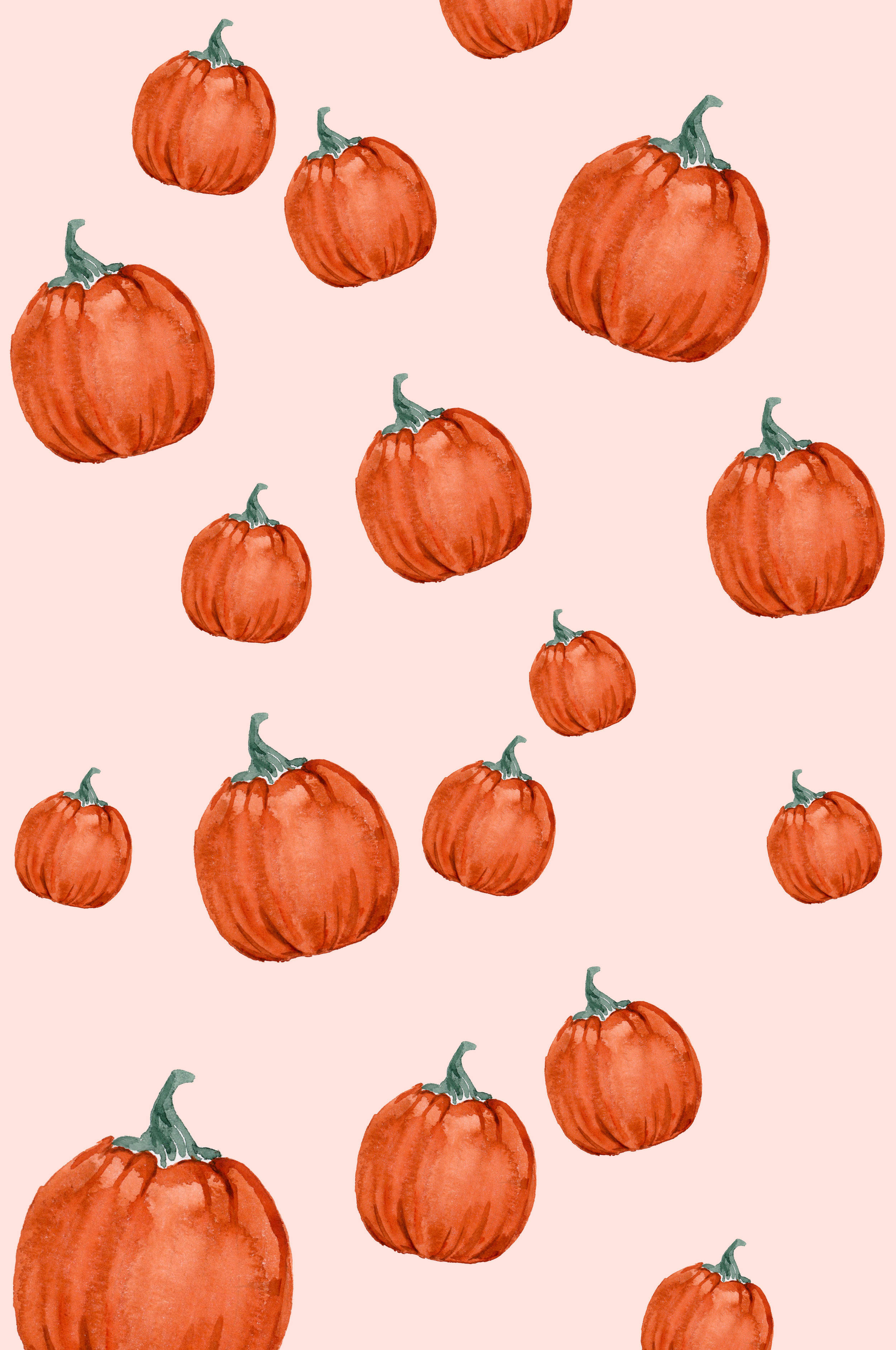 Søte høstferskenpumpkiner Bakgrunner