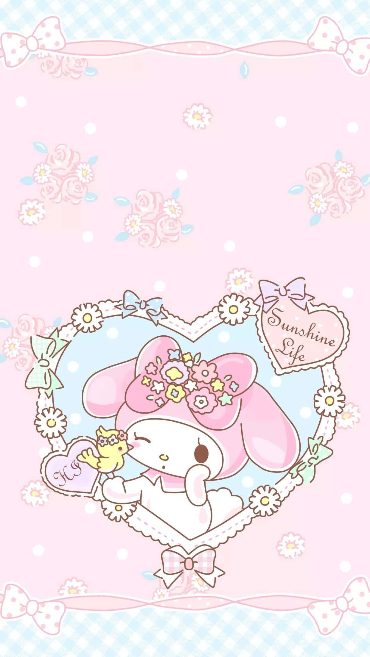 Søte Sanrio-figurer bakgrunn. Bakgrunner
