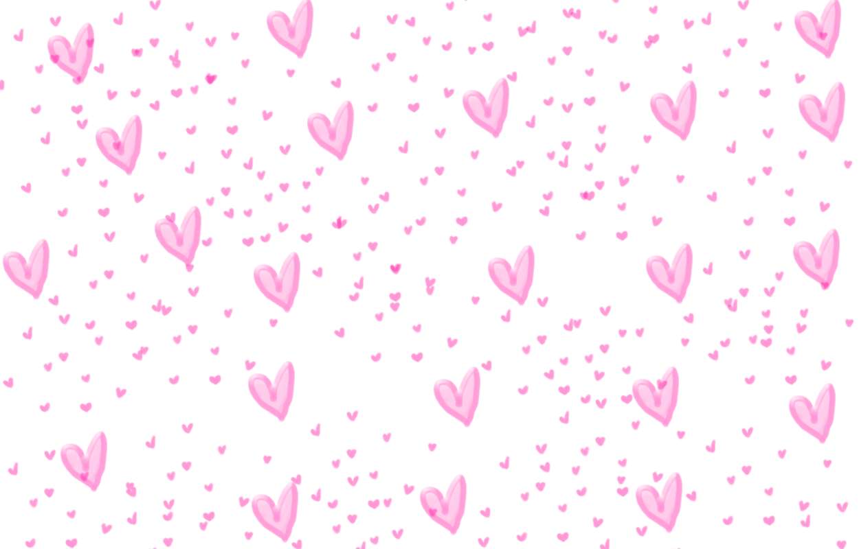 Søte små hjerteformer — Rosa estetisk GIF Bakgrunner