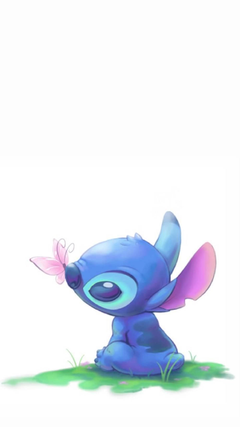 Søte Stitch Sommerfugl Sollys iPhone Bakgrunner