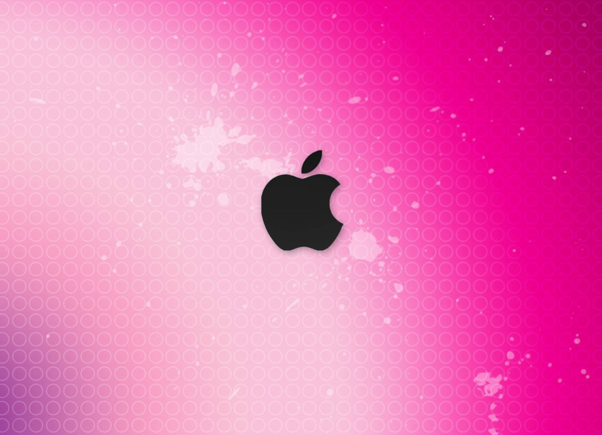 Søtt rosa eple-logo Bakgrunner