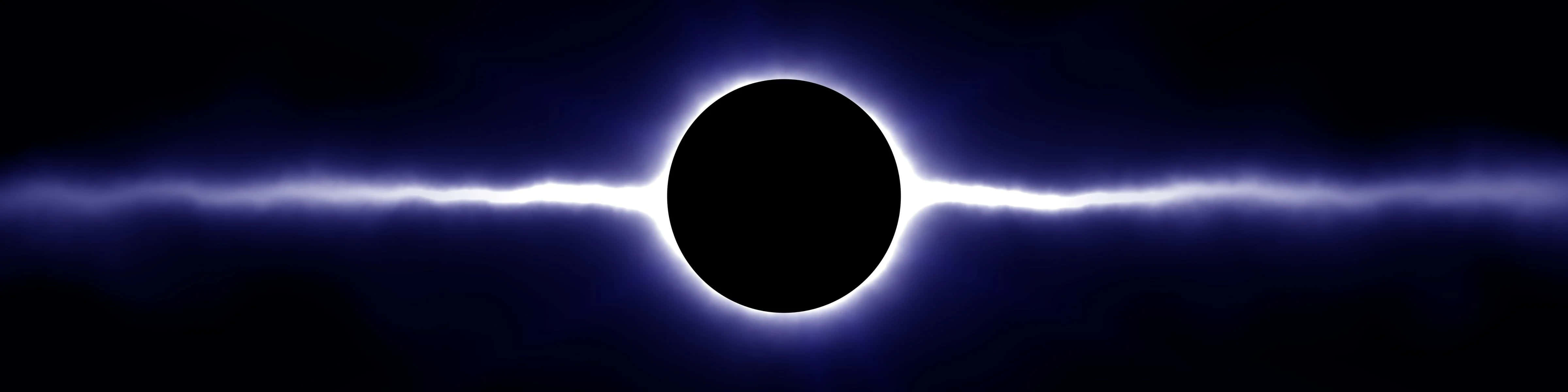 Solar Eclipse Mørk Trippel Skjerm Bakgrunner