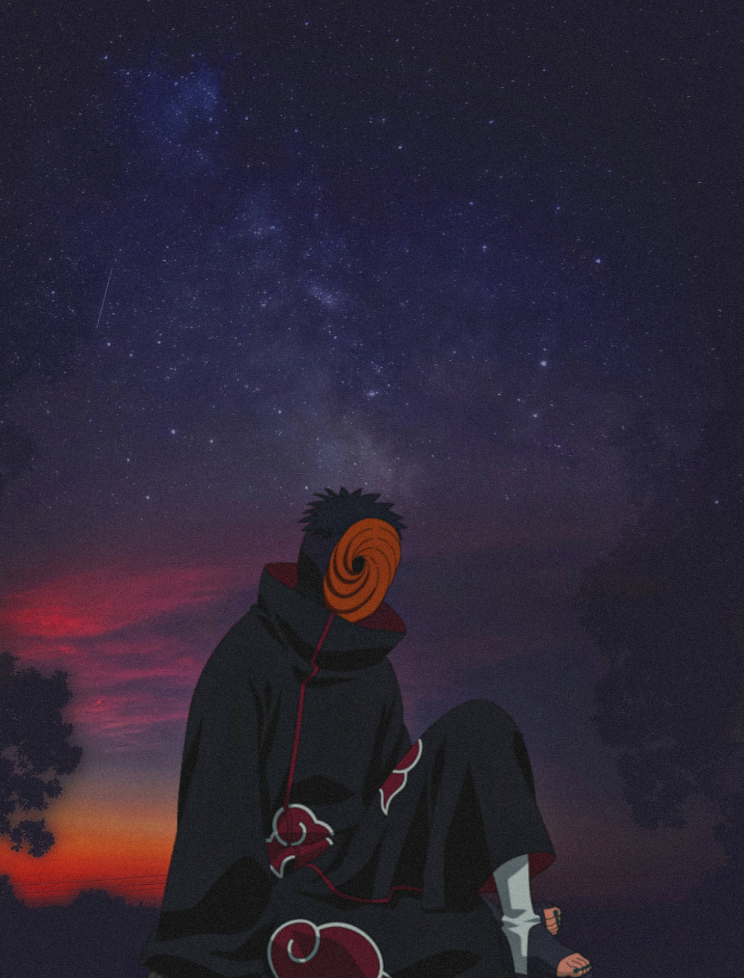 Solnedgang Obito Uchiha 4K