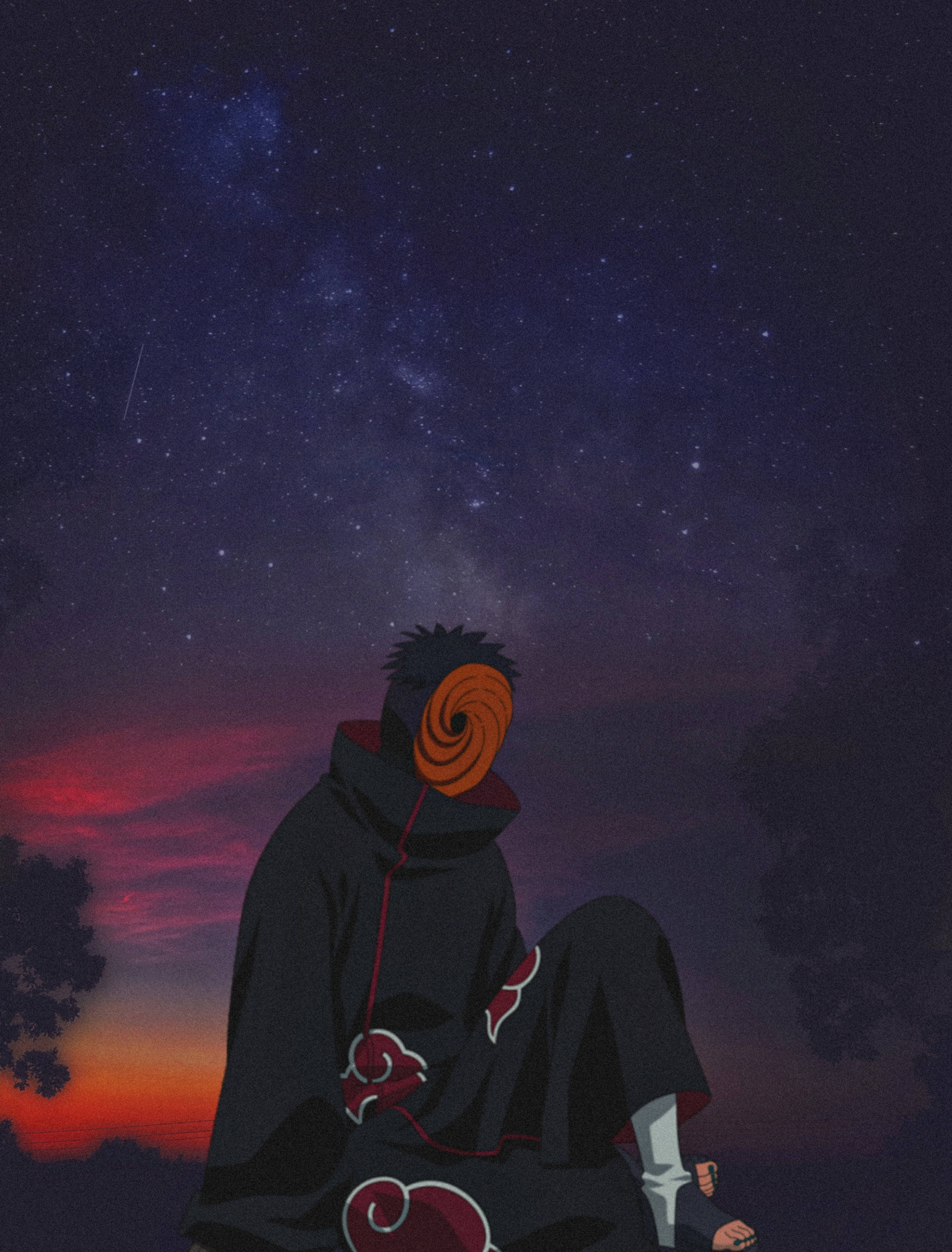 Solnedgang Obito Uchiha 4K Bakgrunner