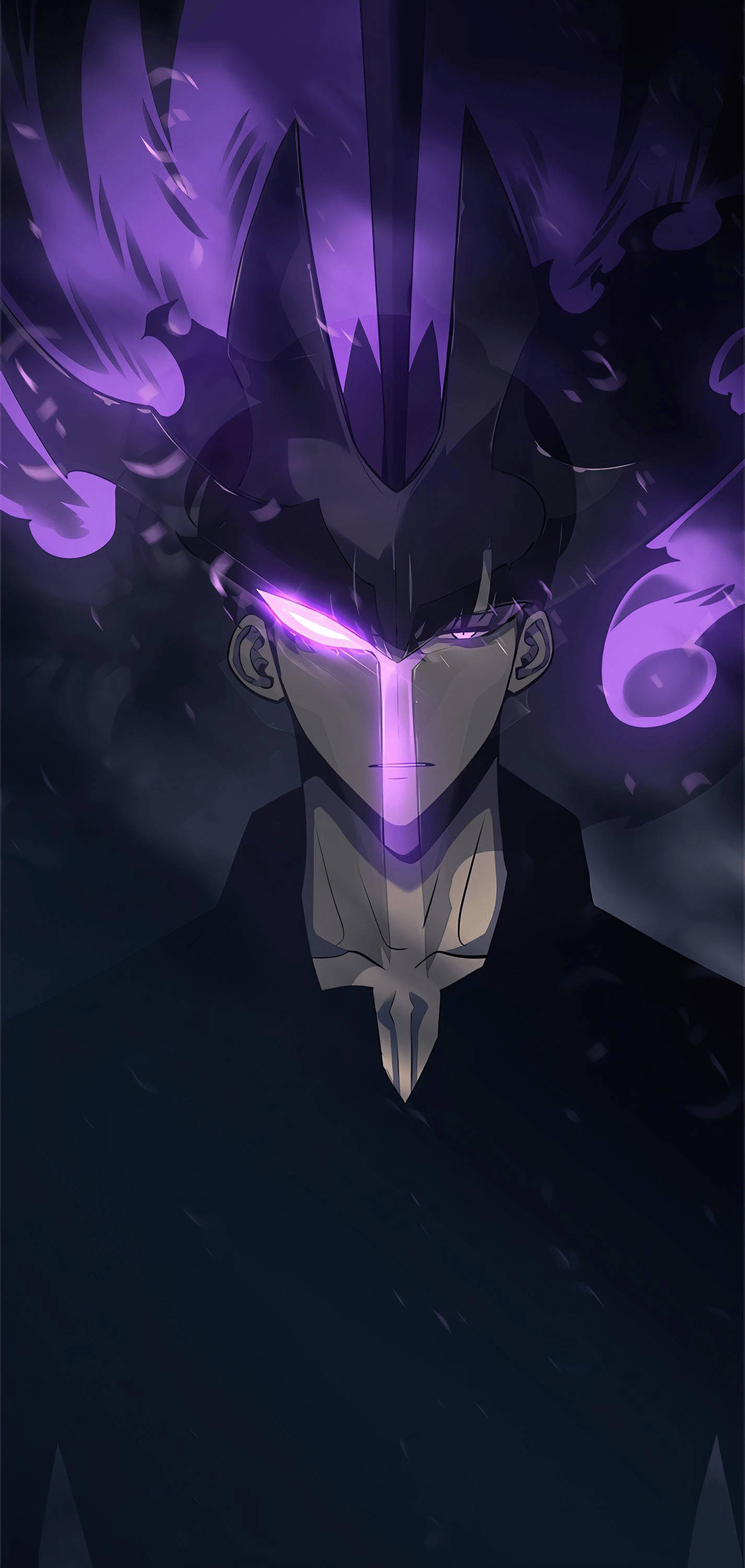 Solo Leveling Jin-Woo Lilla Kraft Bakgrunner
