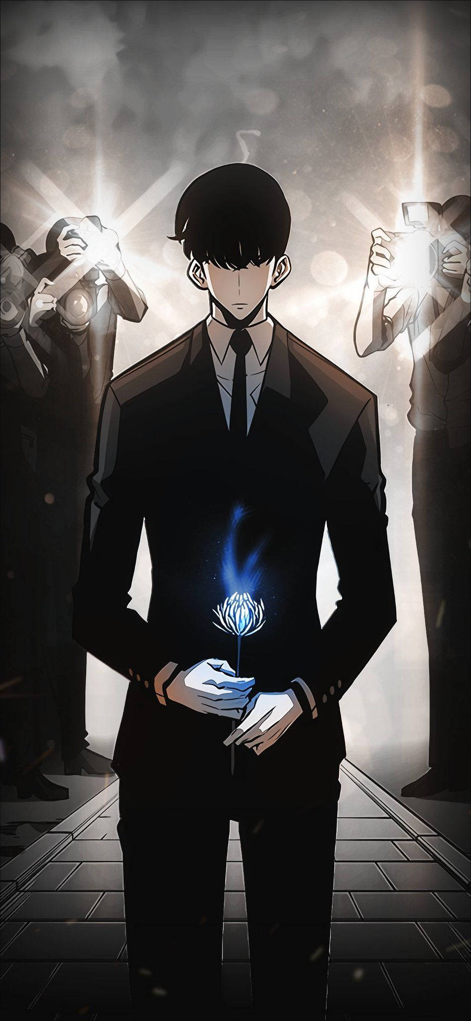 Solo Leveling Jin-Woo Blomst Bakgrunner