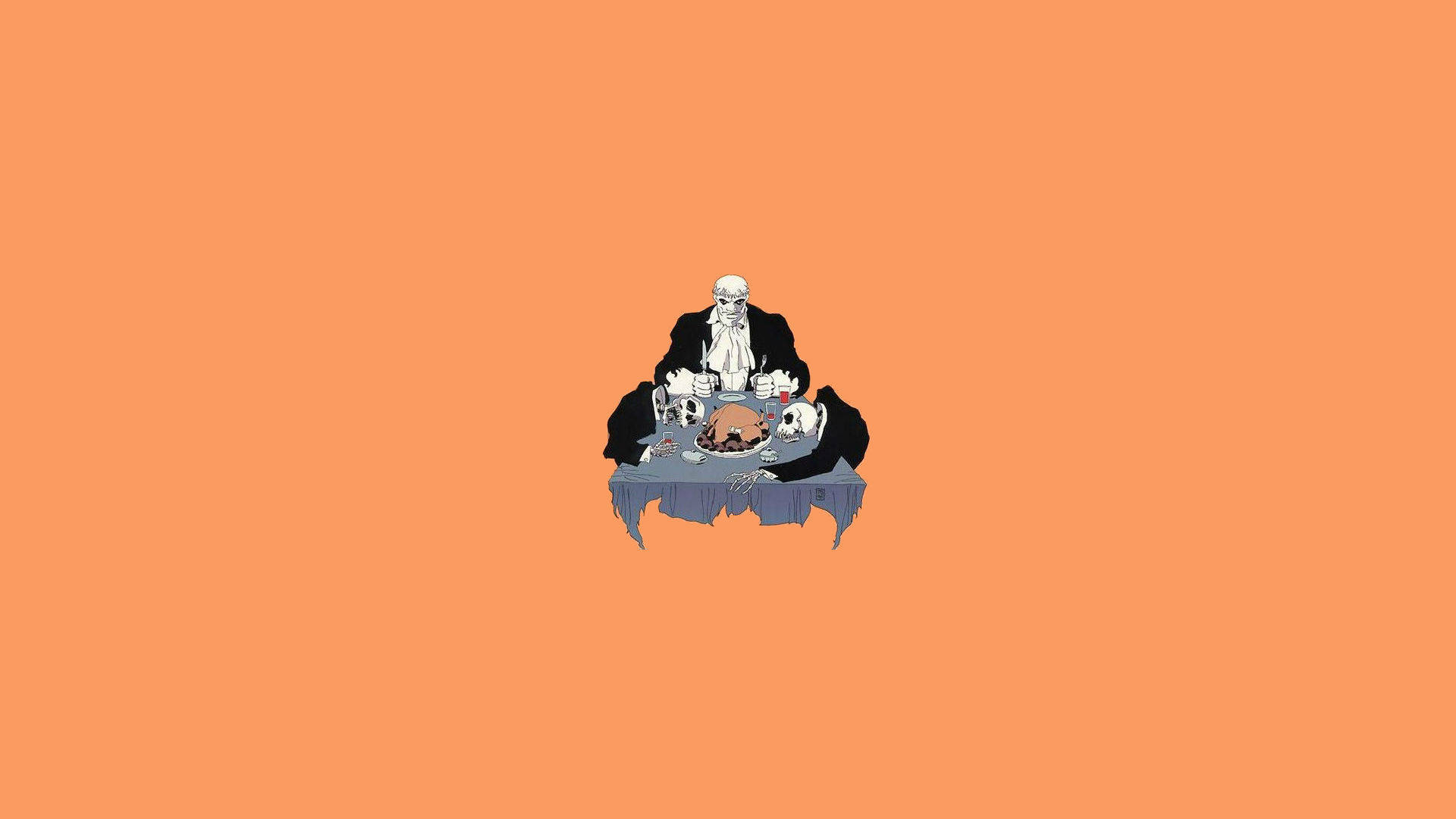 Solomon Grundy The Long Halloween Minimalistisk Aestetisk Laptop Bakgrunner