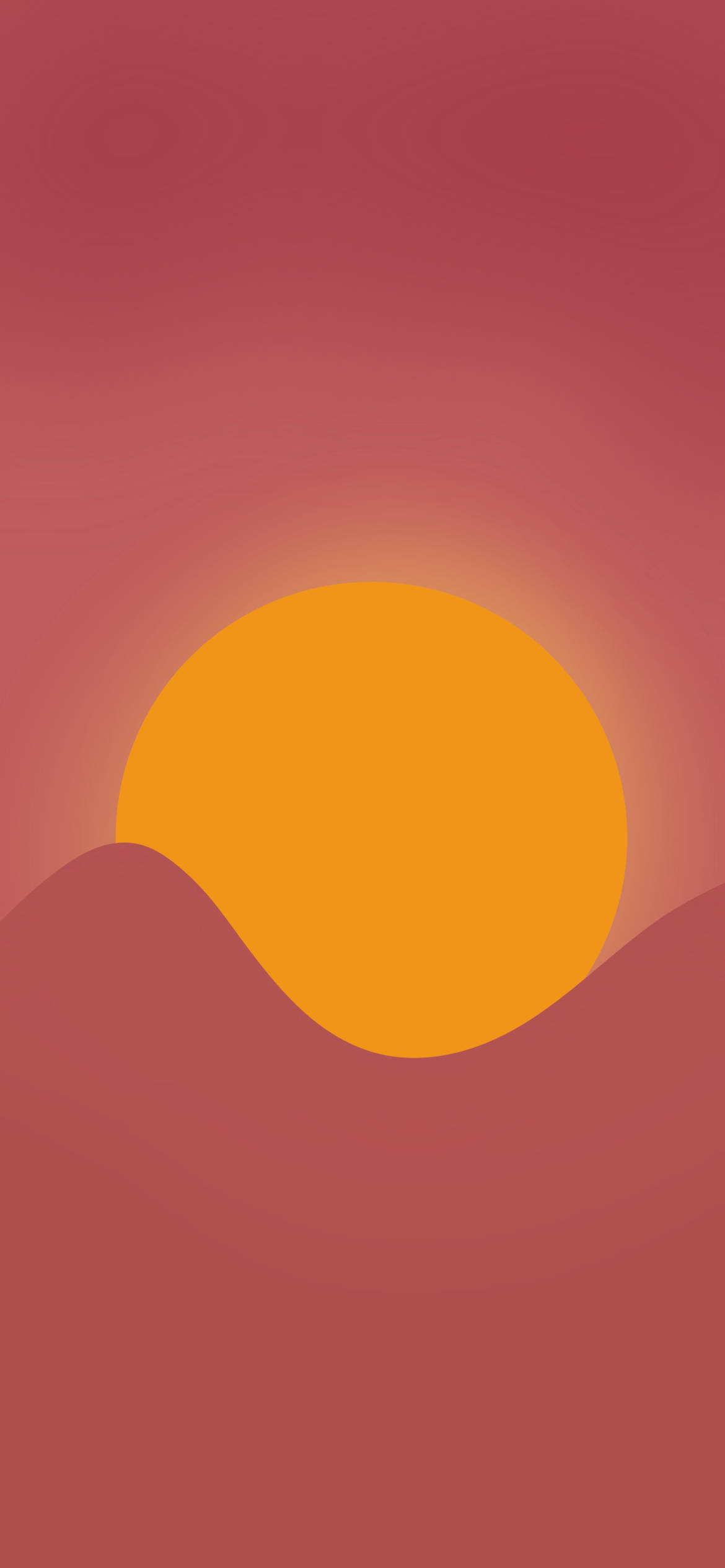 Soloppgang Vector for Xiaomi Redmi Note 9 Bakgrunner