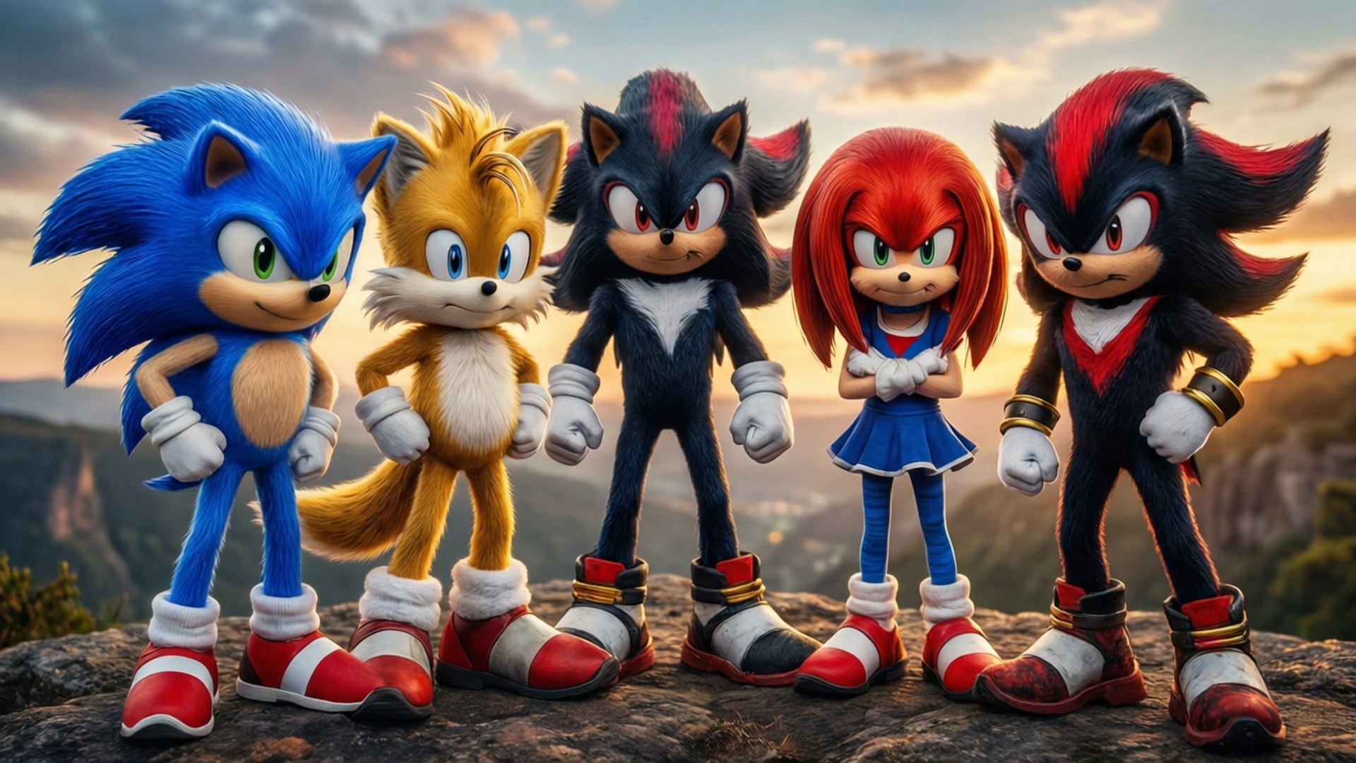 Sonic-helter forent Bakgrunner