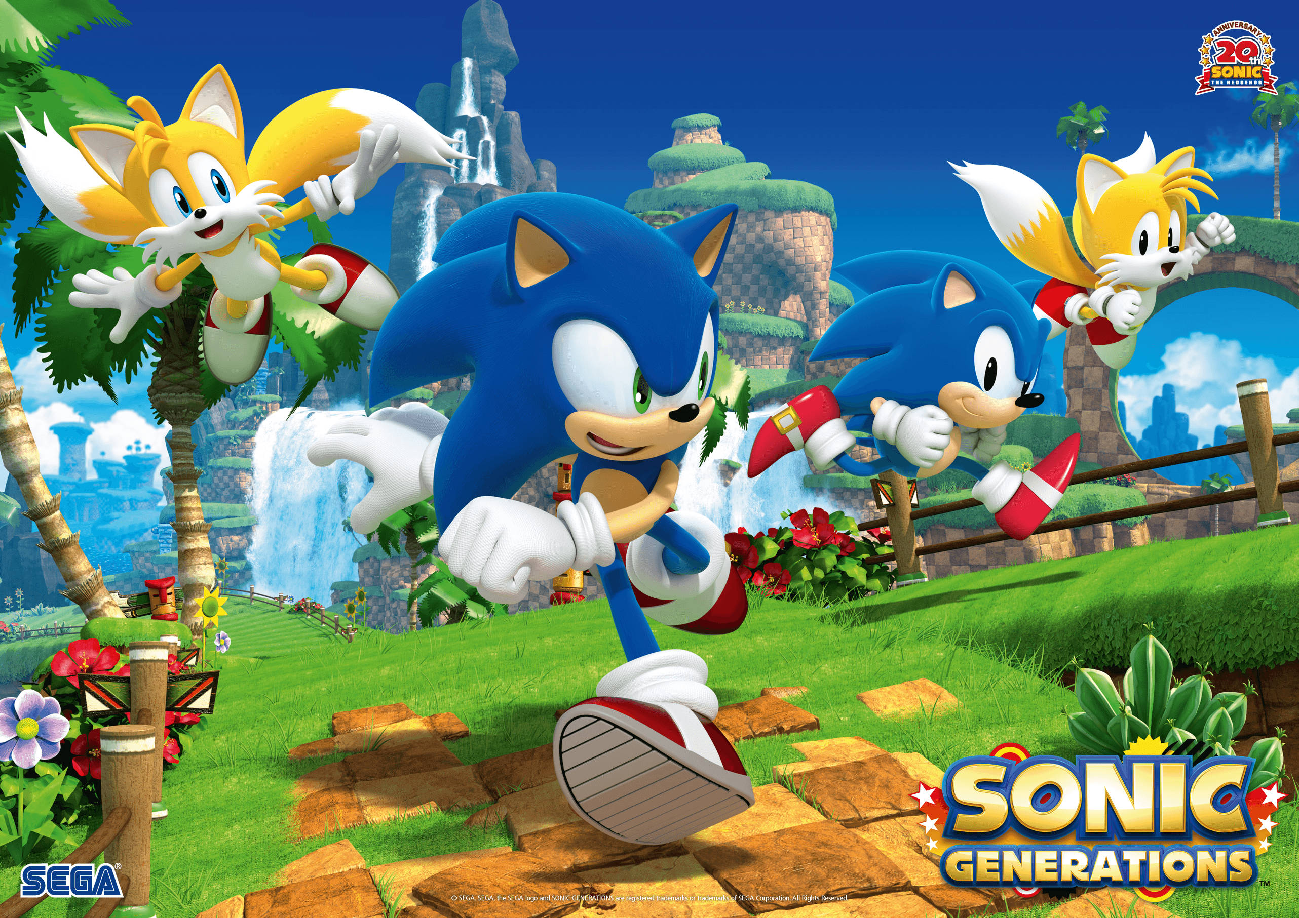 Sonic og Tails slår seg sammen for eventyr i Sonic Generations Bakgrunner