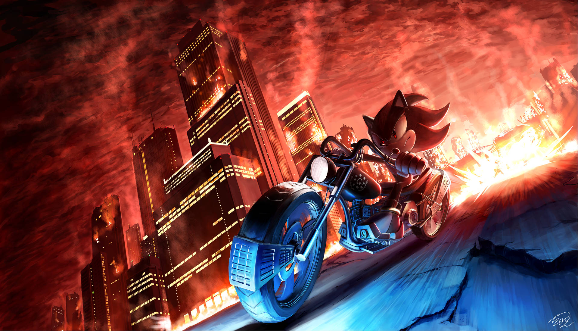 Sonic Shadow The Hedgehog Bakgrunner