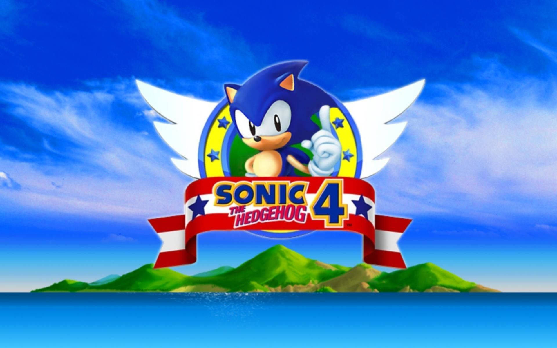 Sonic the Hedgehog 4-plattformspill HD-bakgrunnsbilde.