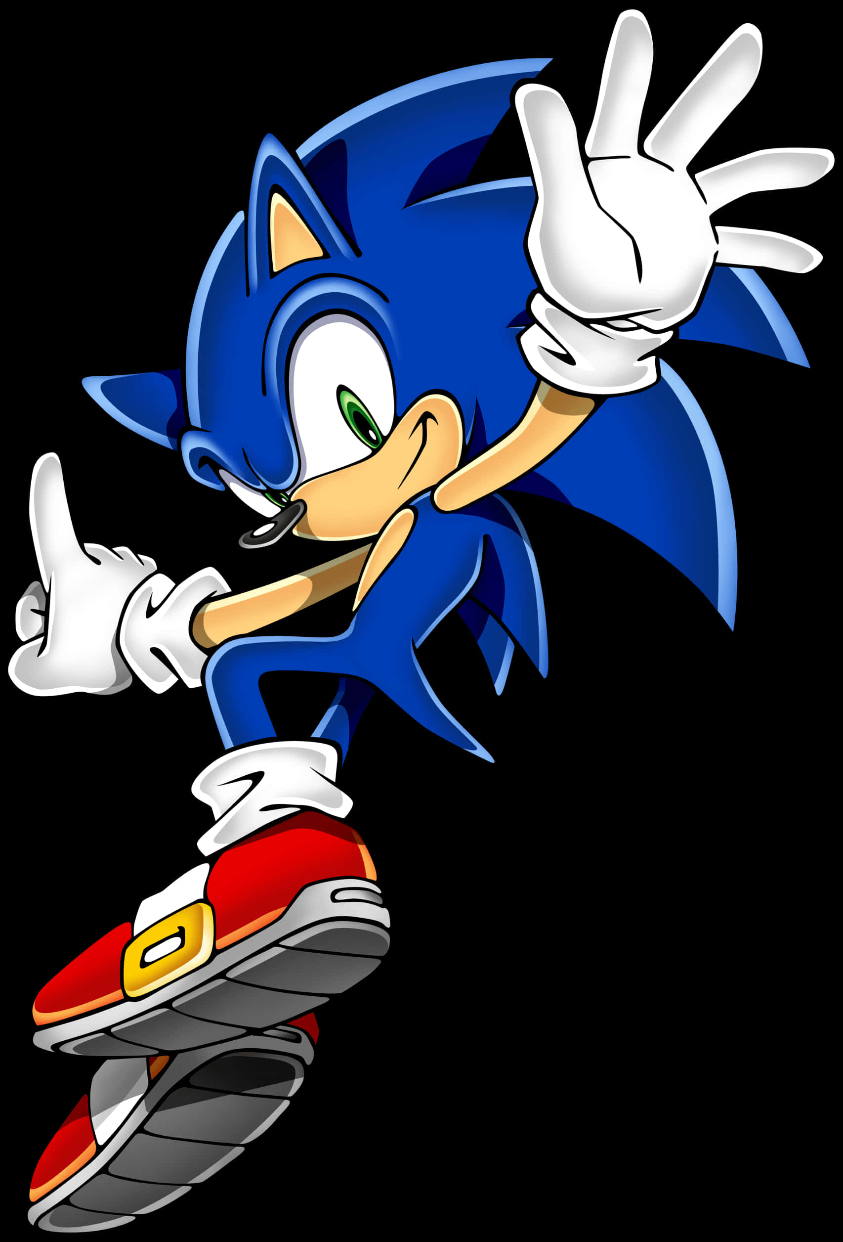 Sonic the Hedgehog klassisk positur Bakgrunner