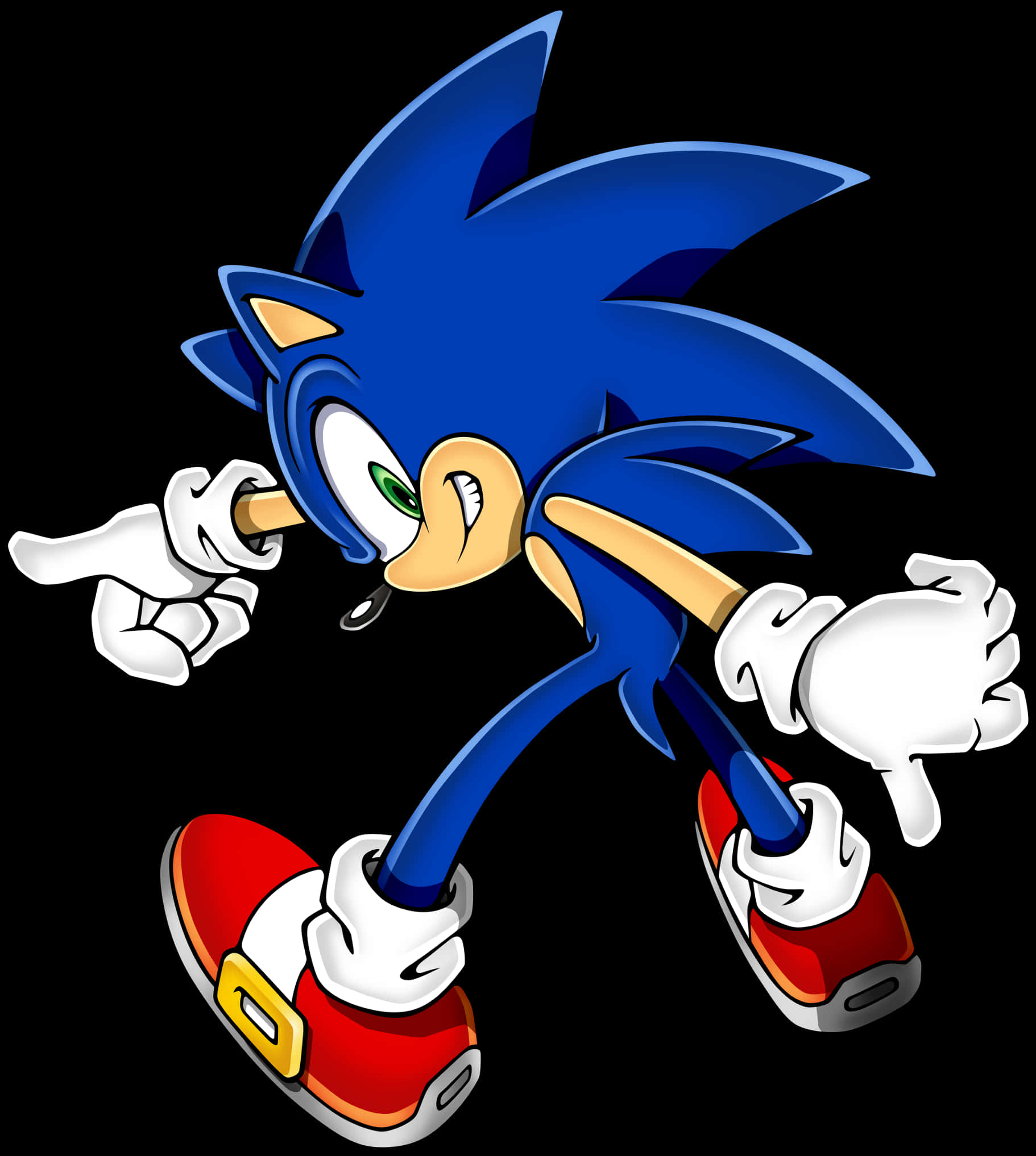 Sonic The Hedgehog klassisk positur Bakgrunner