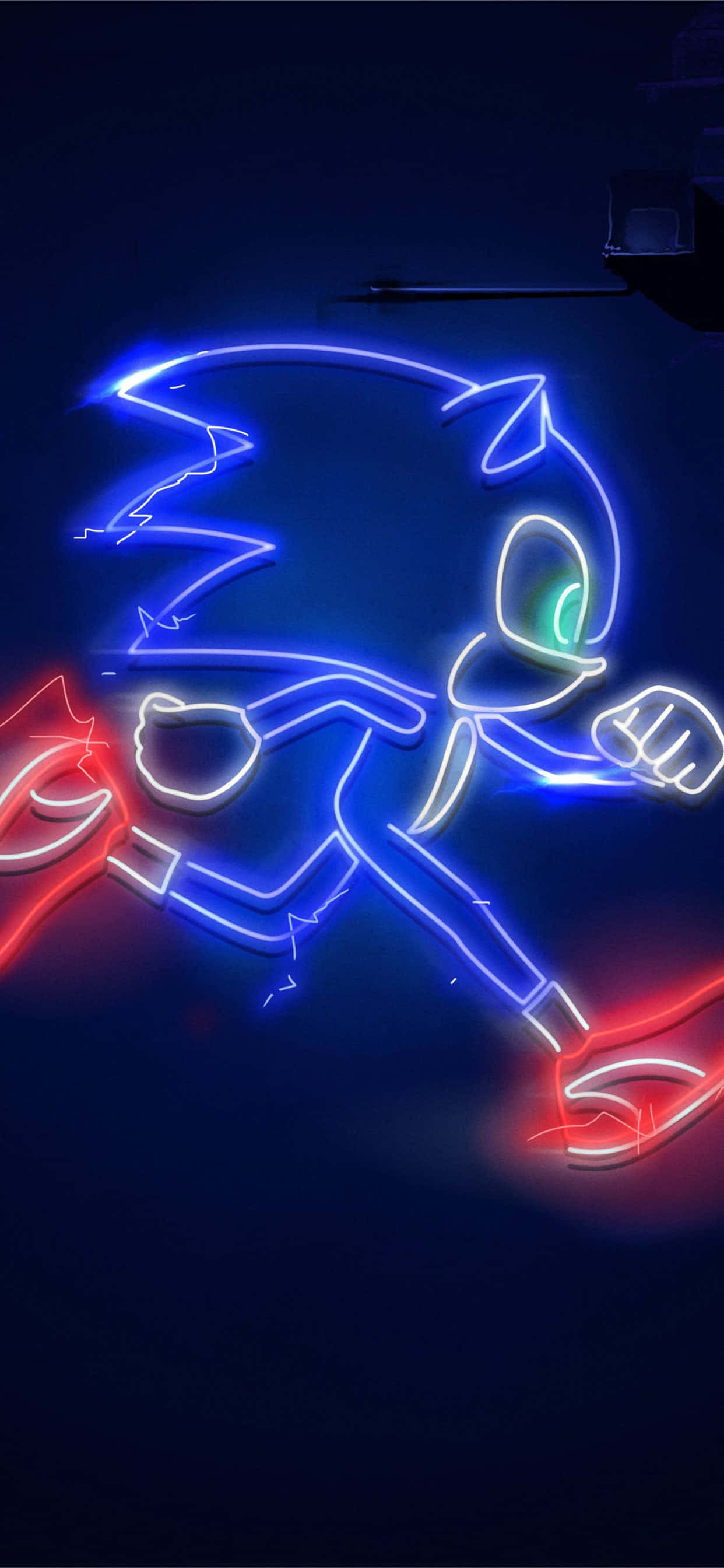 sonic the hedgehog neontegning Bakgrunner