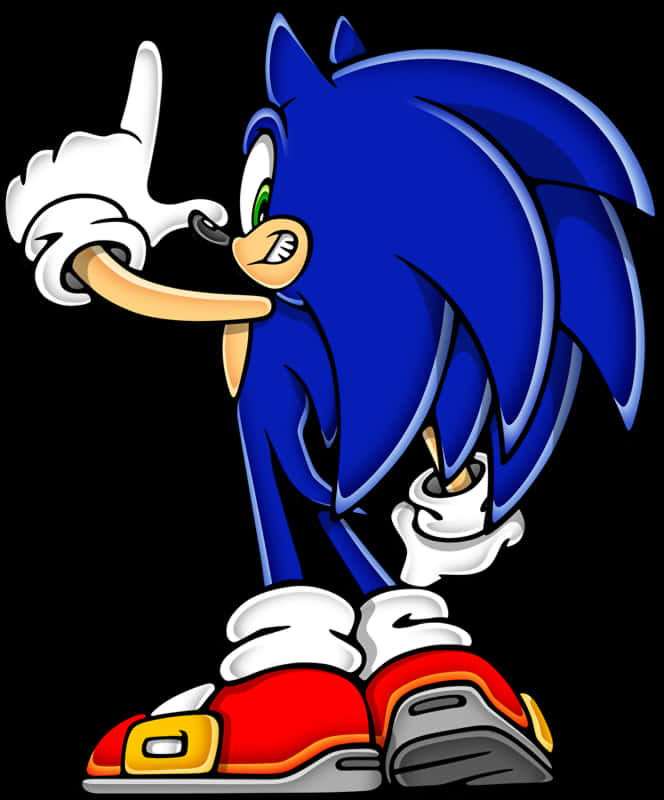 Sonic the Hedgehog peker opp Bakgrunner