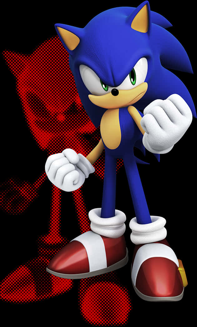 Sonic the Hedgehog positur Bakgrunner