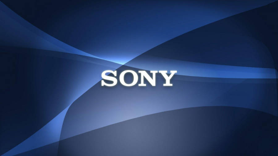 Sony-logo mørkeblå abstrakt bakgrunn Bakgrunner