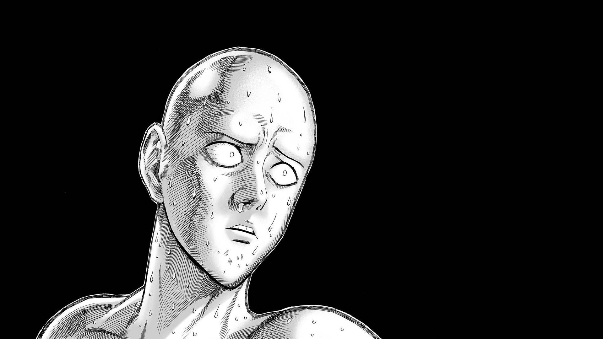 Sorthvitt morsom anime Saitama Bakgrunner