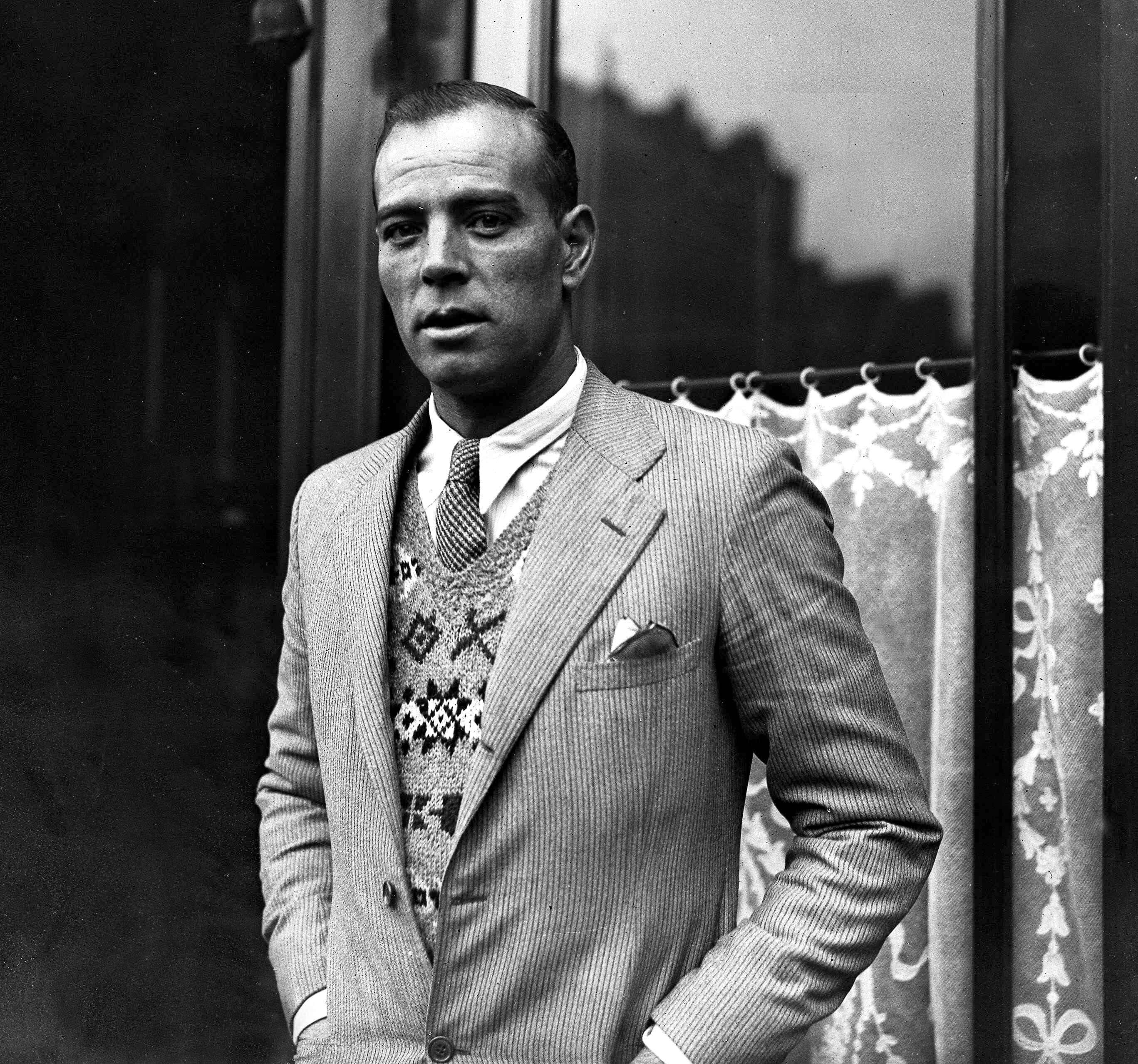 Spansk fotballspiller Ricardo Zamora 1934 Fotografi Bakgrunner