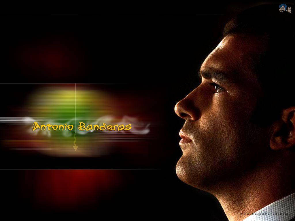 Spansk skuespiller Antonio Banderas plakat Bakgrunner