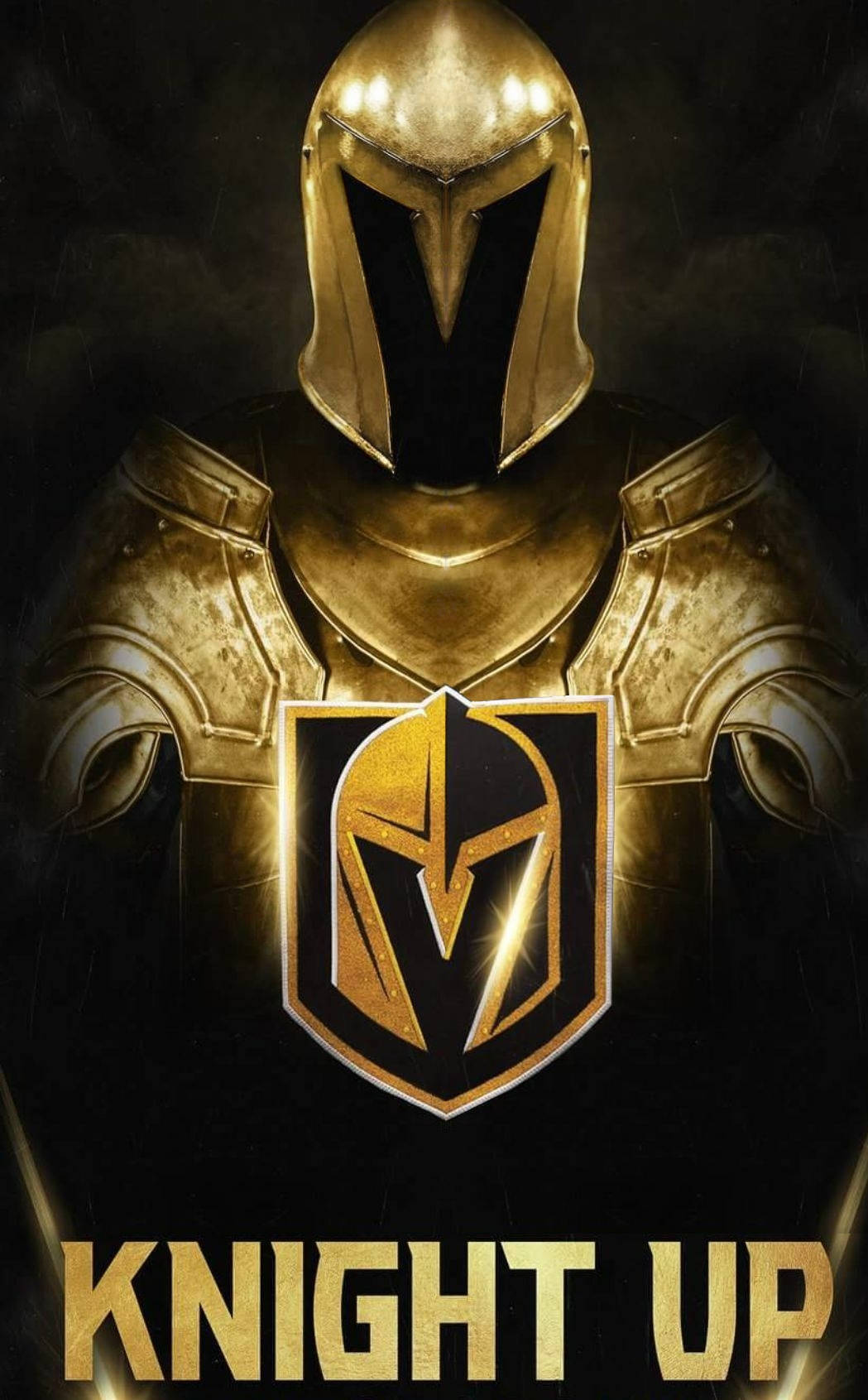 Spennende action fra Vegas Golden Knights med deres transformative logo. Bakgrunner