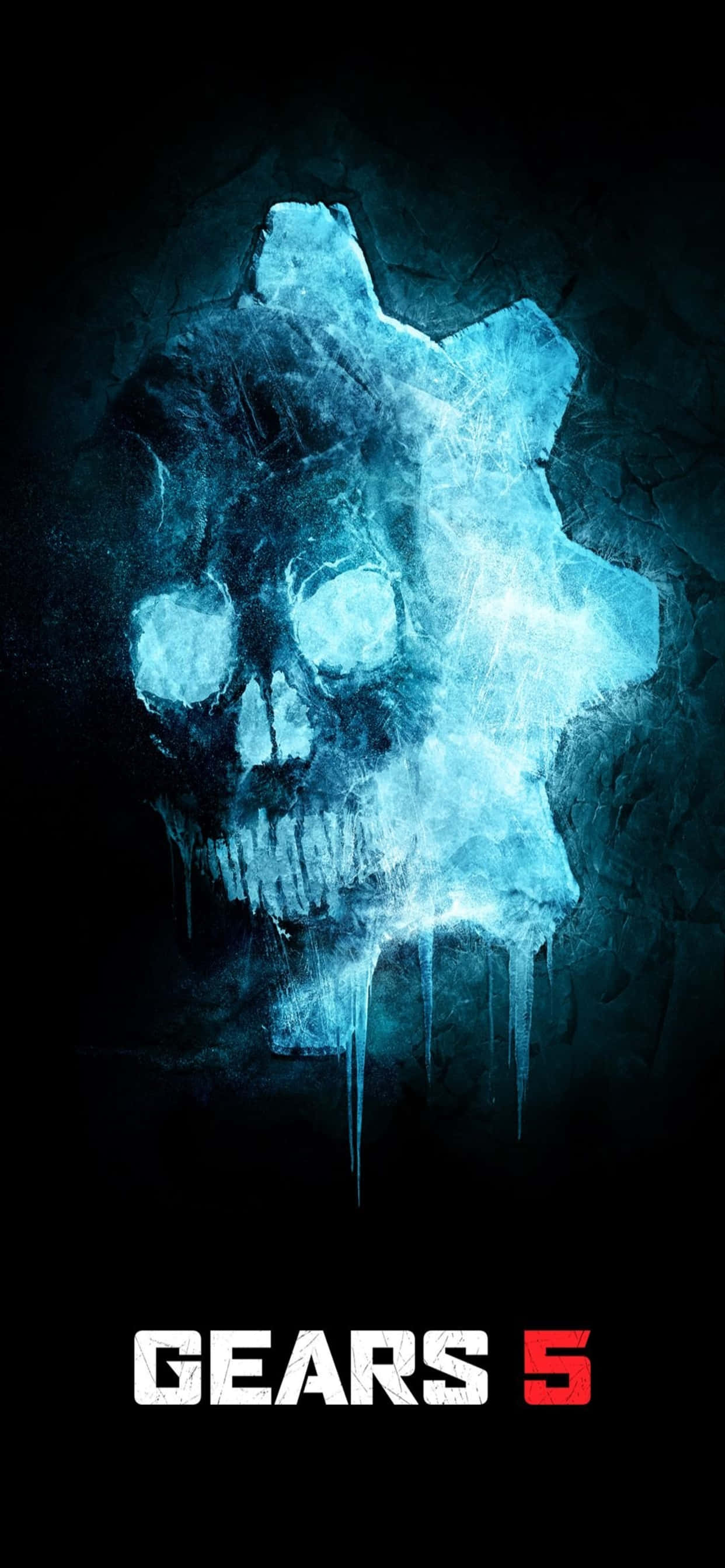 Spennende Gears of War 5-spillscene på iPhone XS Max-skjerm Bakgrunner