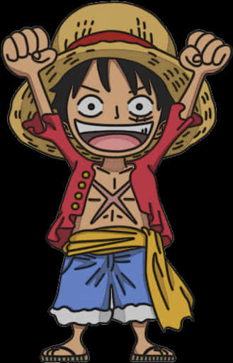 Spent animekarakter Luffy Bakgrunner
