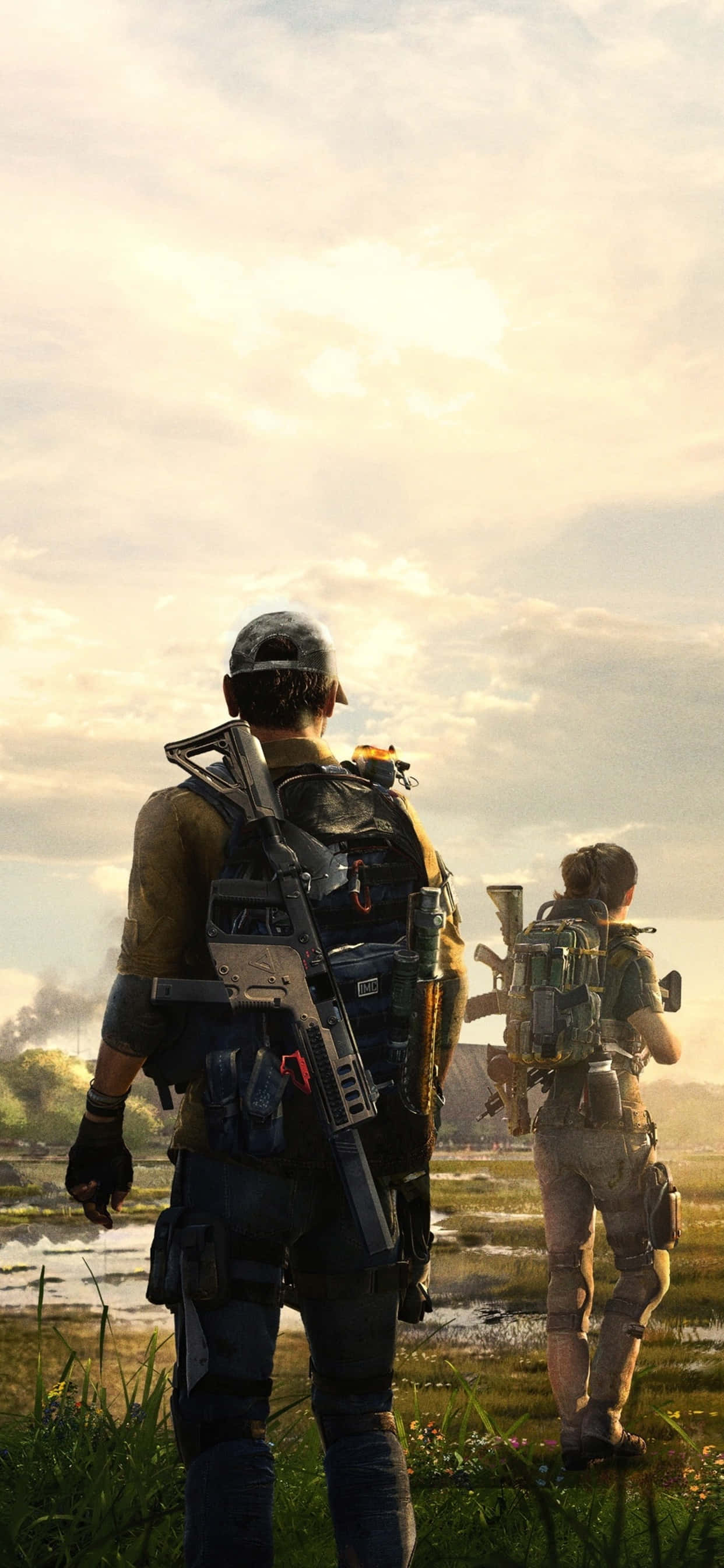 Spesialutgave The Division iPhone Xs Max Bakgrunner