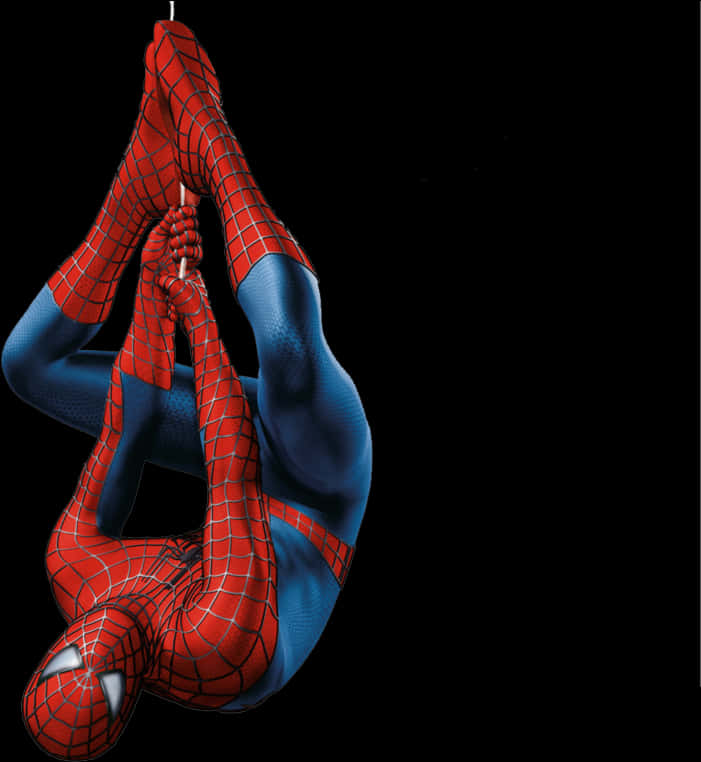 Spider-Mann henger opp ned Bakgrunner