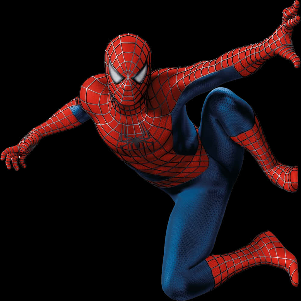 Spiderman i actionpositur Bakgrunner