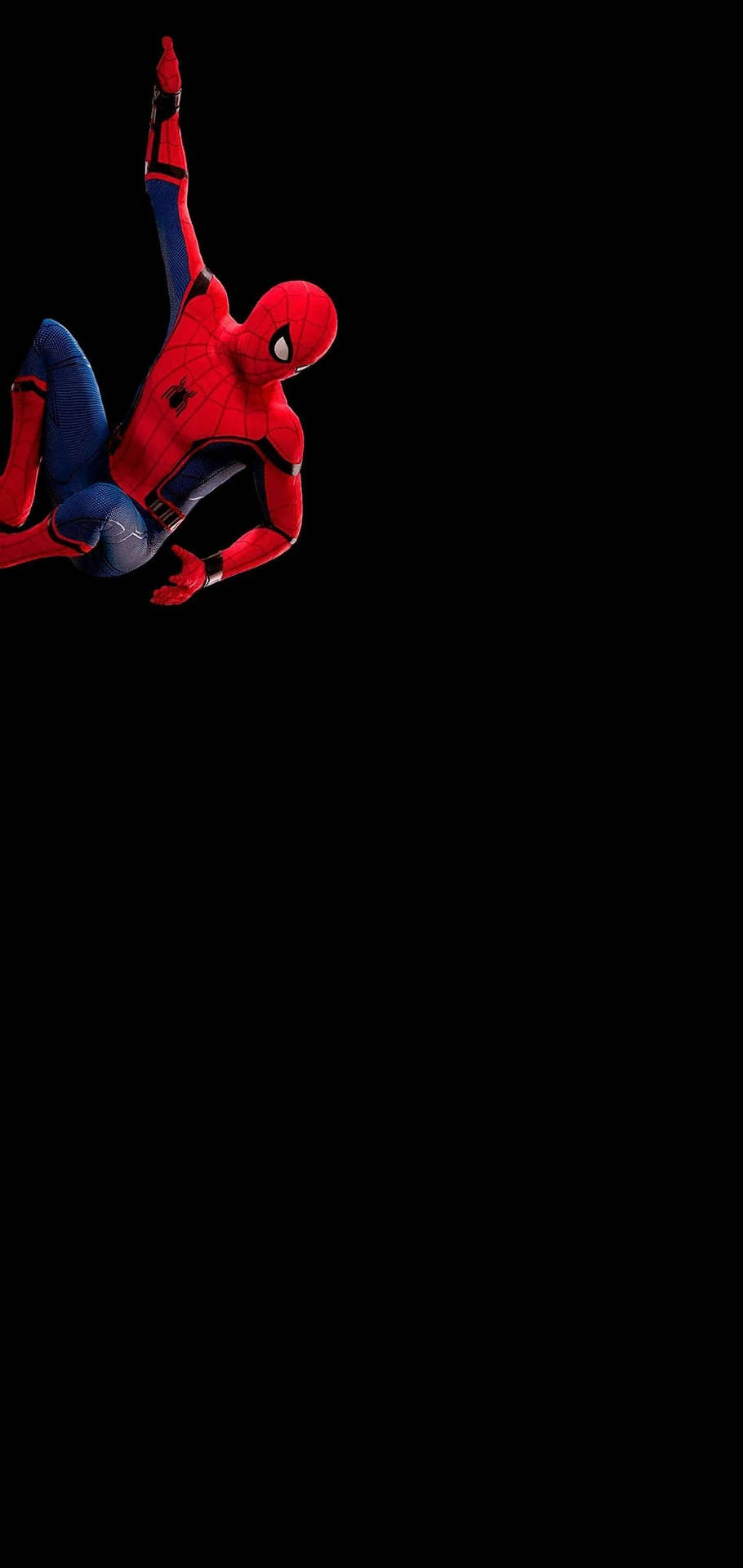 Spiderman på svart hull 4K Bakgrunner