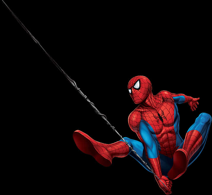 Spiderman svingende action Bakgrunner