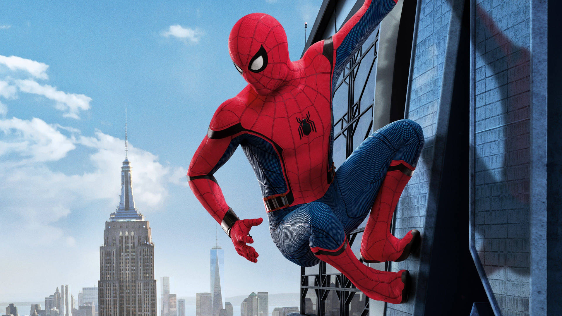 Spiderman ute på patrulje Bakgrunner