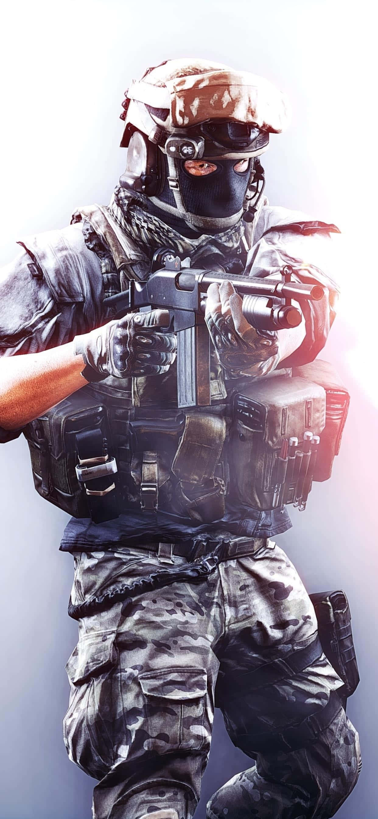 Spill Battlefield 4 på din iPhone Xs Max Bakgrunner
