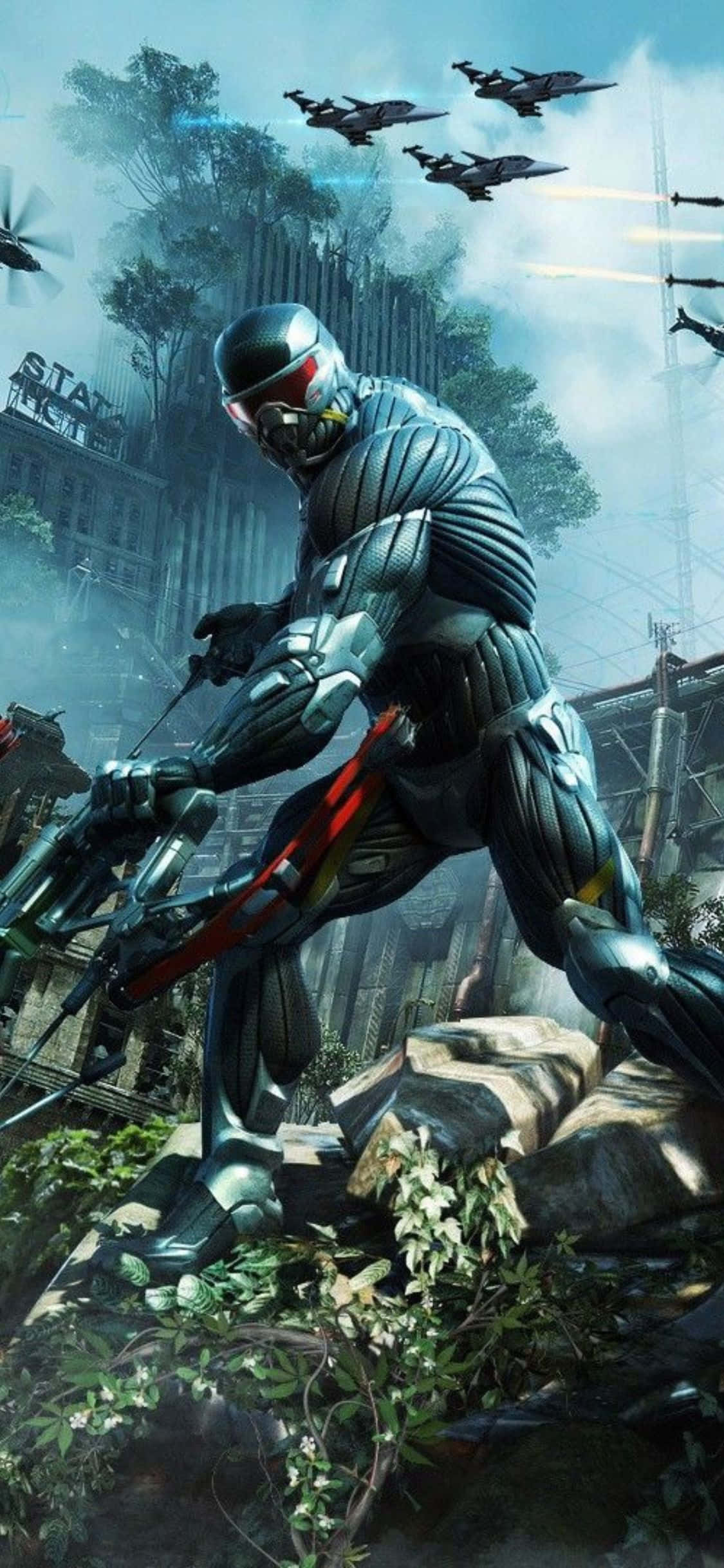 Spill Crysis 3 på den nyeste iPhone X Bakgrunner