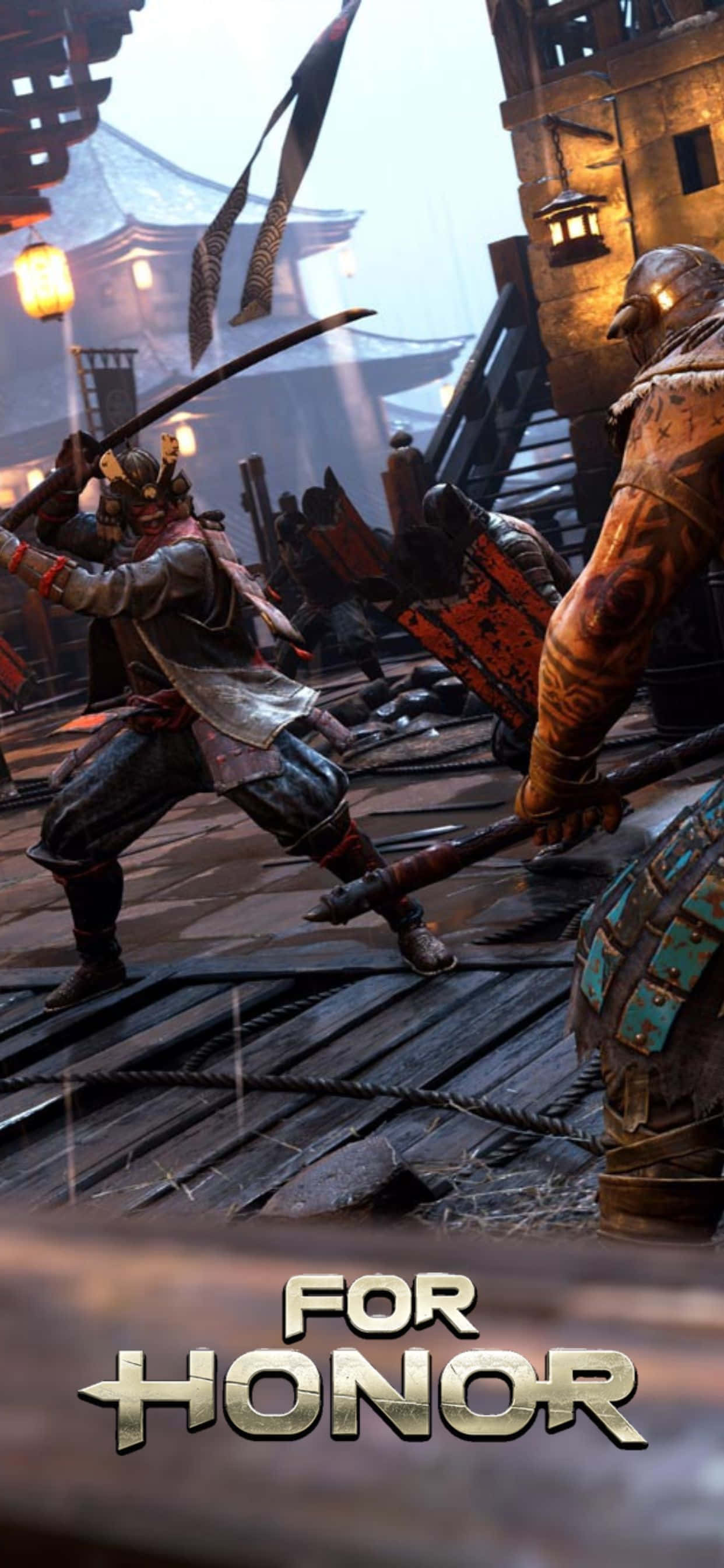 Spill det oppslukende actionfylte spillet For Honor på din iPhone XS Max Bakgrunner