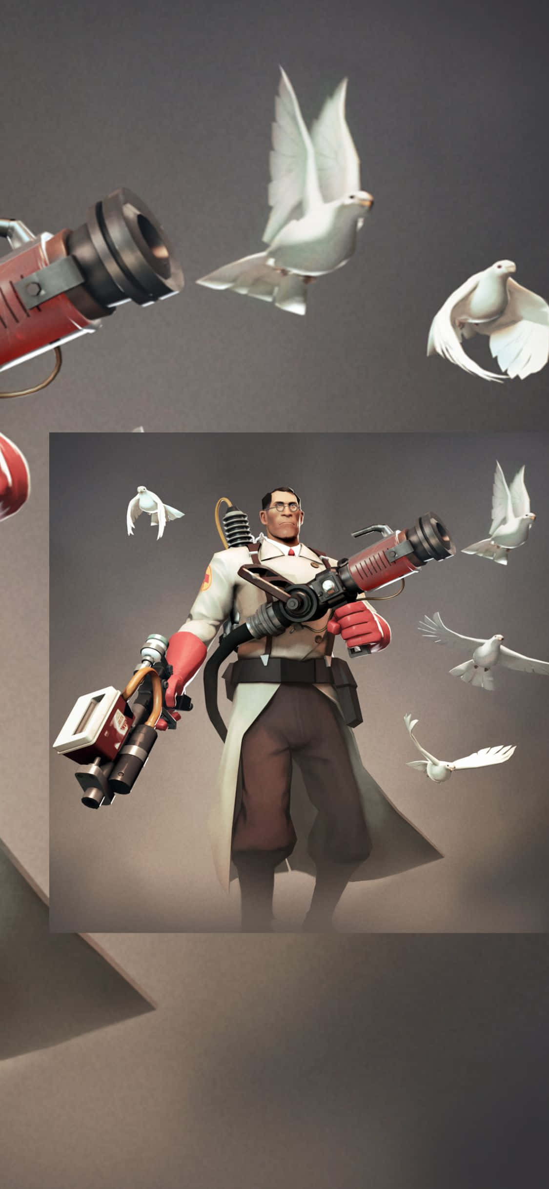 Spill Team Fortress 2 på en superkraftig iPhone XS Bakgrunner