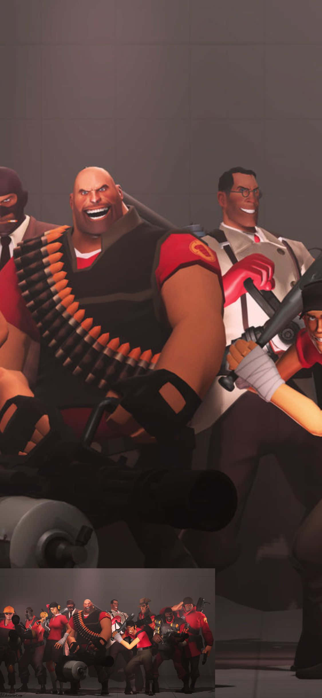Spill Team Fortress 2 på din iPhone XS Bakgrunner