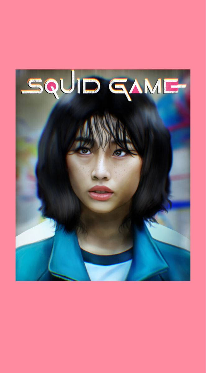 Spiller 067 Squid Game Rosa Bakgrunn Bakgrunner